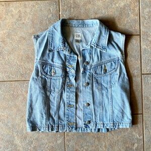 GAP Classic Blue Denim Vest